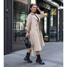 Inna Botine negre lacuite de la Albertina negru 1