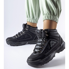 Pantofi negri și calduri Kappa 242968 Shivoo negru 1