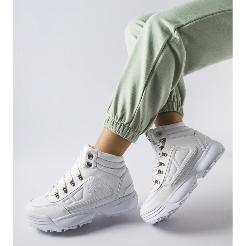 Pantofi albi caldi Kappa 242968 Shivoo 1