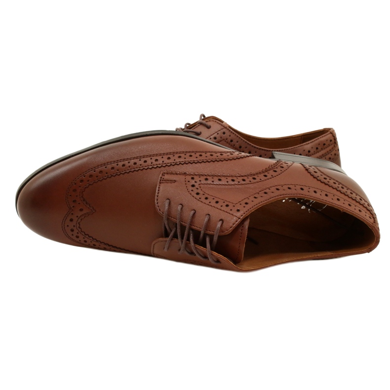 Olivier Pantofi formali Brogues maro 617 7