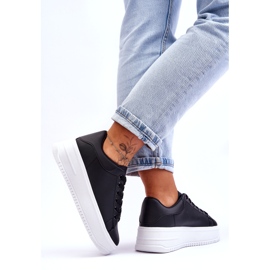 Pantofi sport clasici dama alb-negru 2