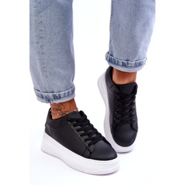 Pantofi sport clasici dama alb-negru 1