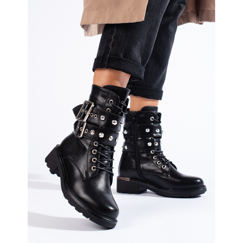 Lucratoare Shelovet cu catarame negru 1