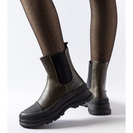 Pantofi verzi cu talpă sport de la Ermanno verde 2 Pantofi verzi cu talpă sport de la Ermanno verde 2