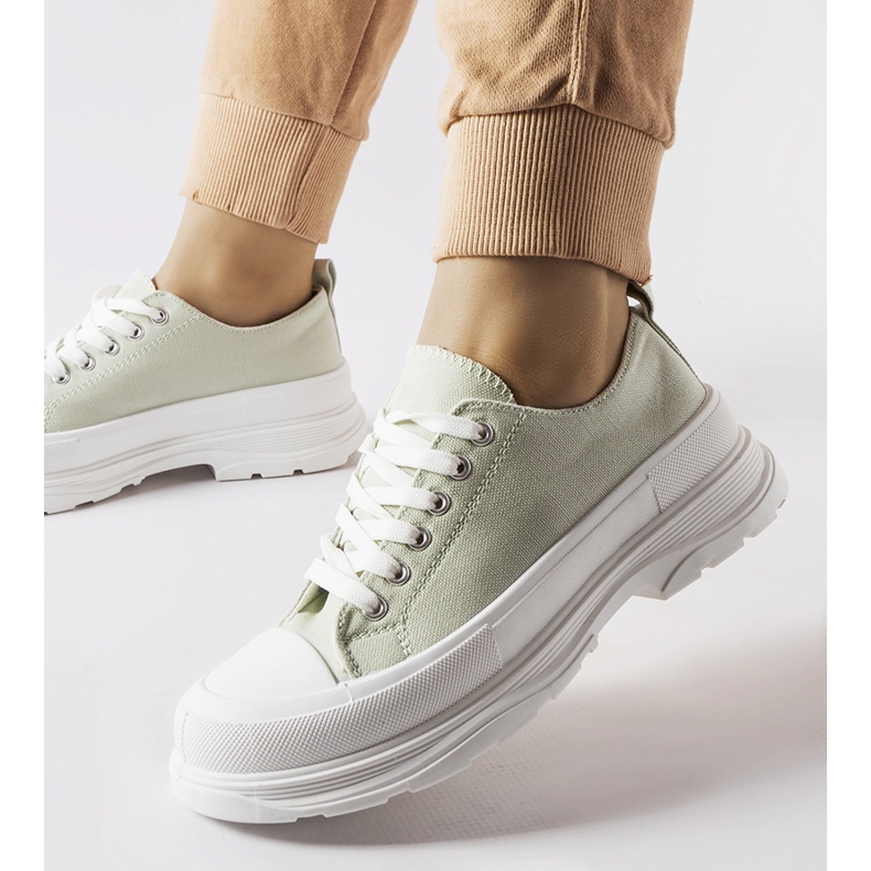 Adidași verzi cu talpă sport Bettole verde 1