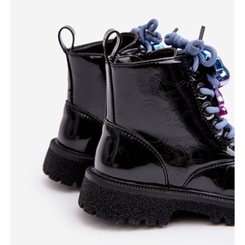 Miss Cizme Izolatoare Copii Latent Cu Decorat, Black Bunnyjoy negru 1