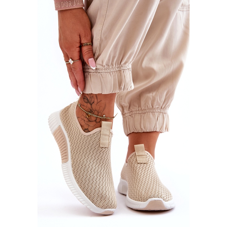 Pantofi sport clasici pentru femei, bej 2