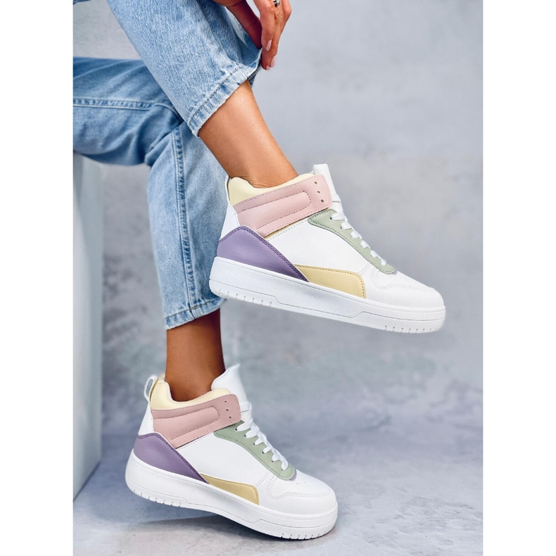 Tenisi Ginger Pink alb 2