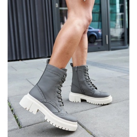 Cizme verzi decorate cu cusături Nicla verde 2 Cizme verzi decorate cu cusături Nicla verde 2