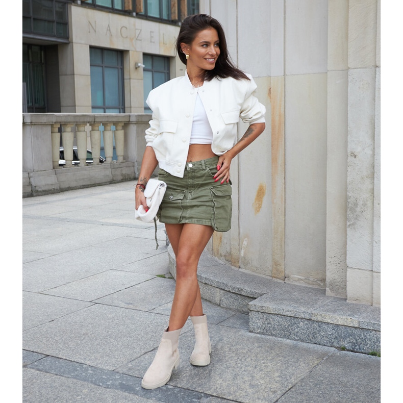 Inna Botine slip-on bej de la Adalrico 1