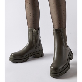 Adidași verzi cu talpă Torin masivă verde 1