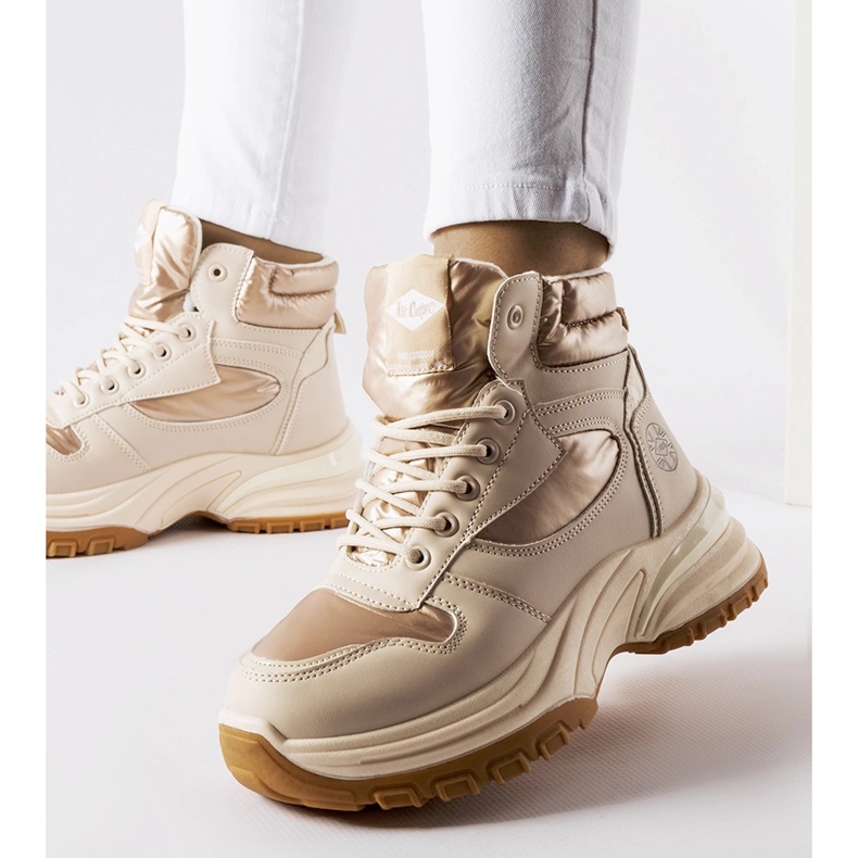 Cizme bej Lee Cooper LCJ-23-44-1972L 1 Cizme bej Lee Cooper LCJ-23-44-1972L 1