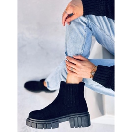 Cizme Jodhpur dama Leigh Black negru 1