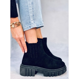 Cizme Jodhpur dama Leigh Black negru 2