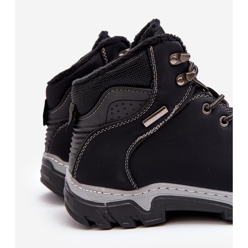 Mckeylor Ghete de drumeție izolate pentru bărbați, negru Raisah 19455 2 Mckeylor Ghete de drumeție izolate pentru bărbați, negru Raisah 19455 2