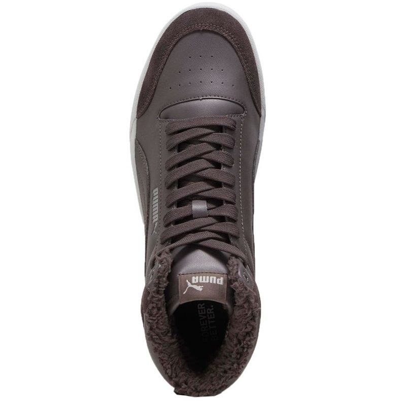 Pantofi Puma Shuffle Mid Fur Flat 387609 03 maro 1