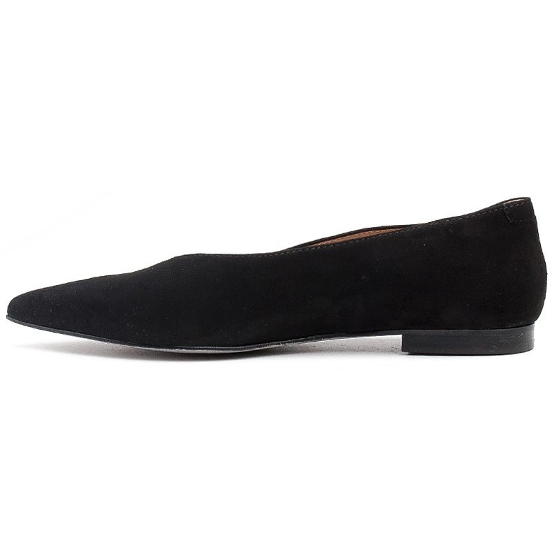 Marco Shoes Balerini negri din piele naturală negru 2