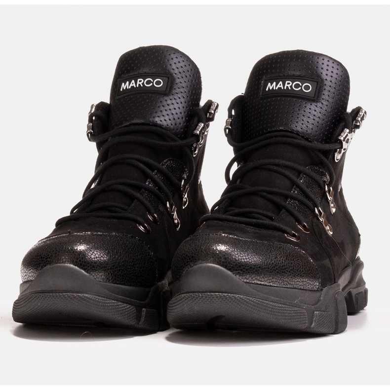 Marco Shoes Ghete sport pentru femei, cu o ușoară izolație toamnă-iarnă negru 1