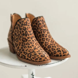 Marco Shoes Cizme din piele naturală cu tăietură în V 1954B-634-1 maro 1