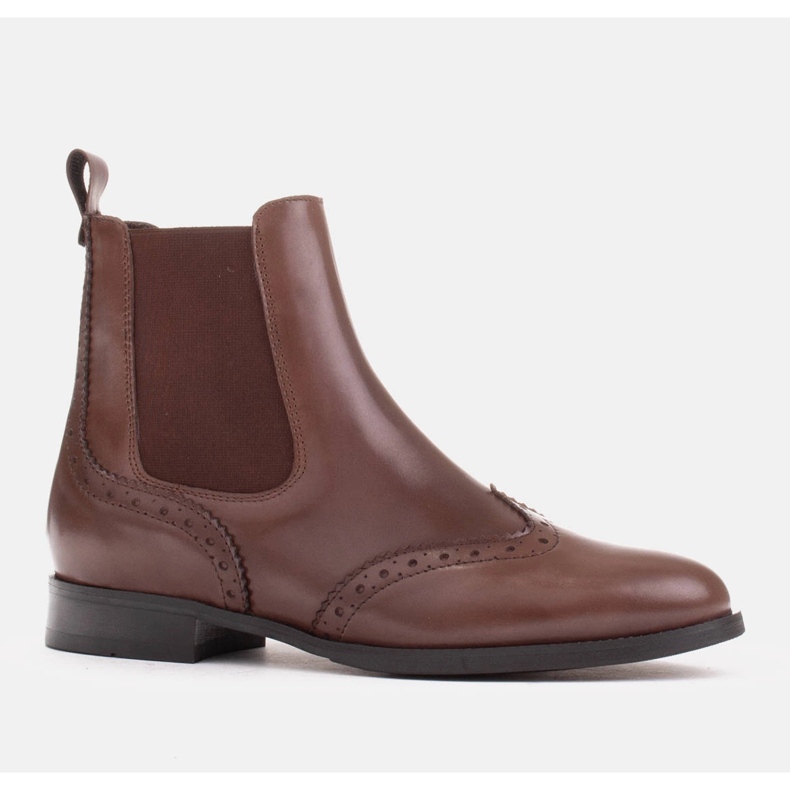 Marco Shoes Cizme Chelsea cu slip-on Beatle maro 1