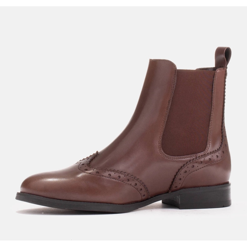 Marco Shoes Cizme Chelsea cu slip-on Beatle maro 2