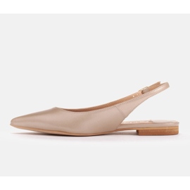 Marco Shoes Sandale din piele naturala de culoare aurie 1965P-1232-1 bej de aur 2