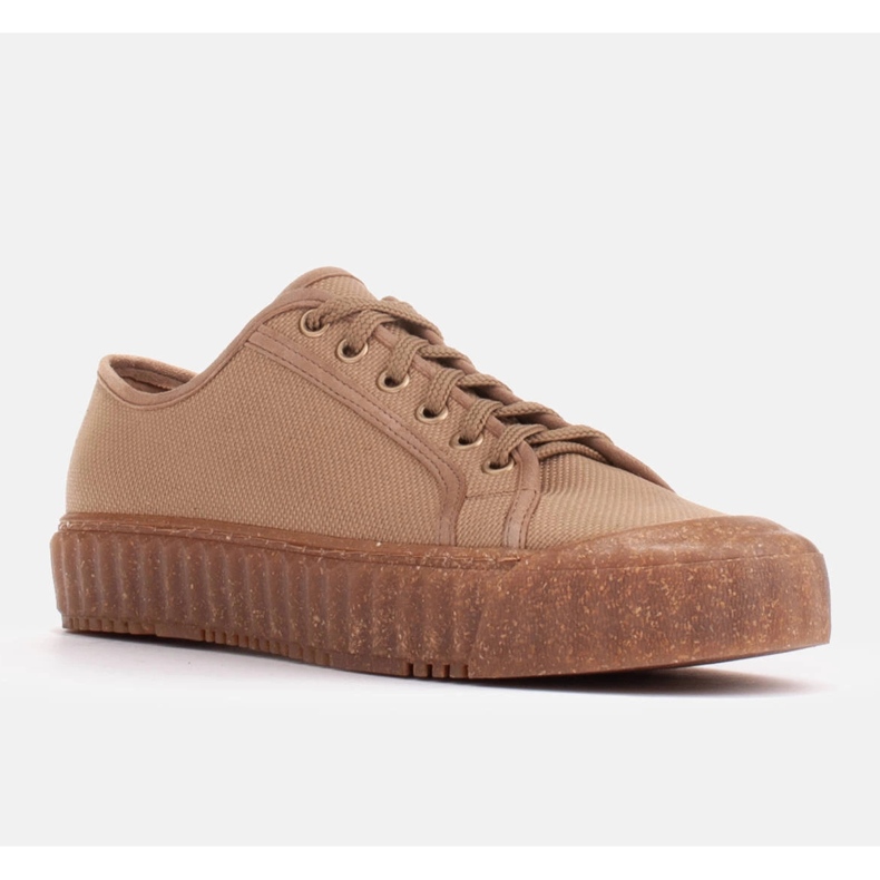 Marco Shoes Adidasi sport cu fund ecologic bej 1 Marco Shoes Adidasi sport cu fund ecologic bej 1