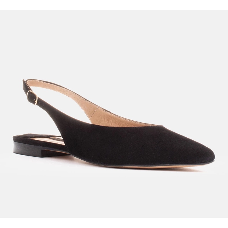 Marco Shoes Sandale negre din piele intoarsa naturala negru 1 Marco Shoes Sandale negre din piele intoarsa naturala negru 1