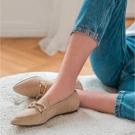 Marco Shoes Mocasini impodobiti bej 1