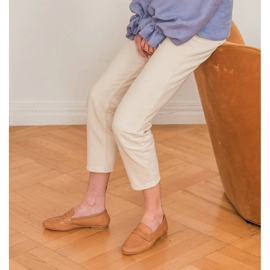 Marco Shoes Mocasini necaptusite maro 1