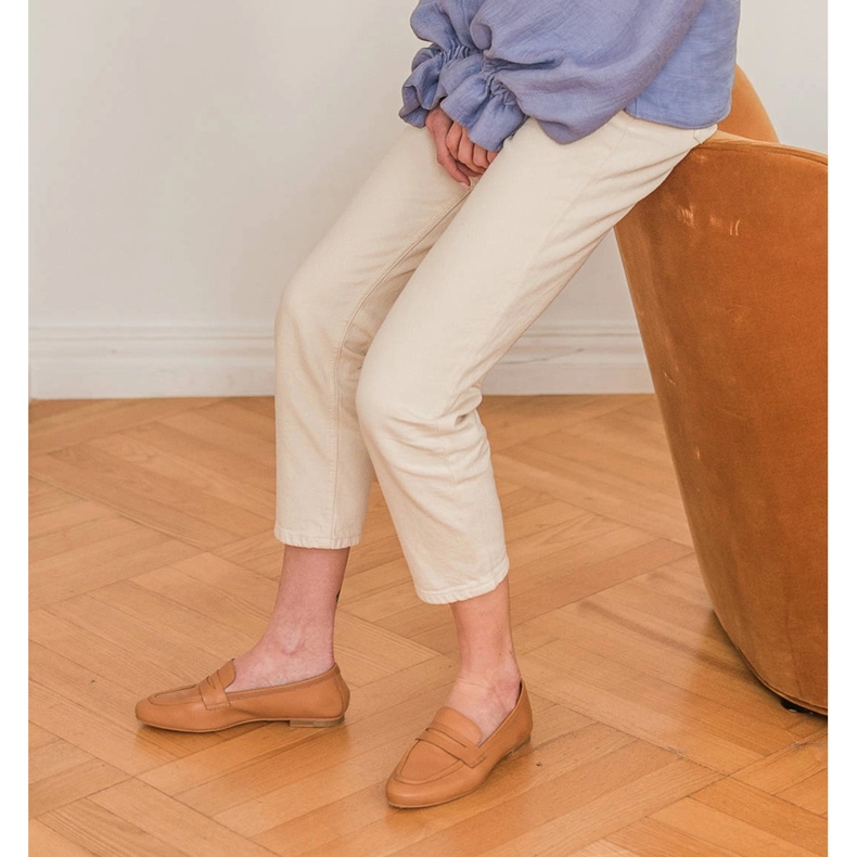 Marco Shoes Mocasini necaptusite maro 1