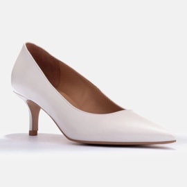 Marco Shoes Stiletto eleganti cu toc mai jos alb 2 Marco Shoes Stiletto eleganti cu toc mai jos alb 2