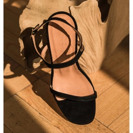 Marco Shoes Sandale cu toc înalt negru 2