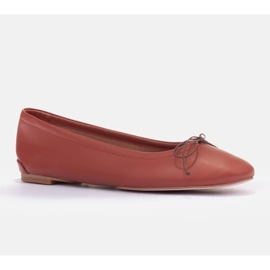 Marco Shoes Pantofi de balet Passo maro 1