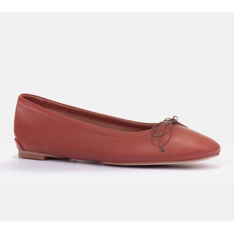 Marco Shoes Pantofi de balet Passo maro 1