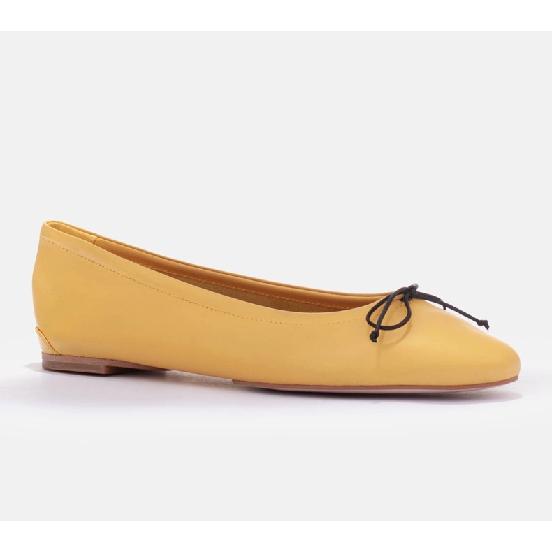 Marco Shoes Pantofi de balet Passo galben 1 Marco Shoes Pantofi de balet Passo galben 1