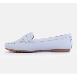 Marco Shoes Mocasini cu talpa flexibila albastru 2