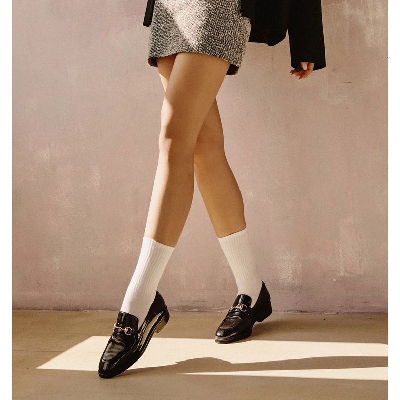 Marco Shoes Mocasini lustruiti negru 1