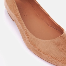 Marco Shoes Balerini ușori maro 1