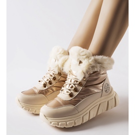 Cizme de zapada Lee Cooper LCJ-23-44-1953L aurii de aur 1