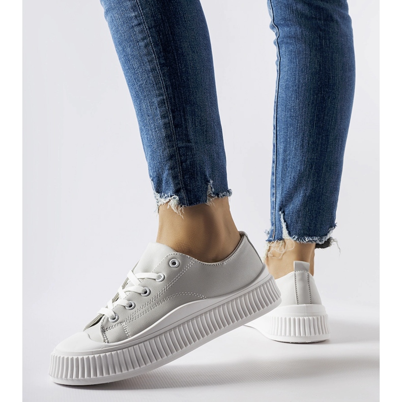 Tenisi gri cu platformă Erbezzo 1 Tenisi gri cu platformă Erbezzo 1