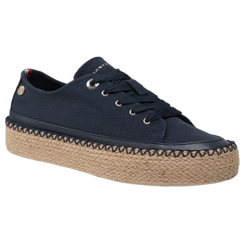 Pantofi Tommy Hilfiger Rope Vulc Sneaker W FW0FW06461 albastru 1