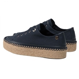 Pantofi Tommy Hilfiger Rope Vulc Sneaker W FW0FW06461 albastru 3