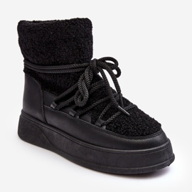 FG2 Cizme de zăpadă cu platformă de damă Ahatissa negre negru 1 FG2 Cizme de zăpadă cu platformă de damă Ahatissa negre negru 1