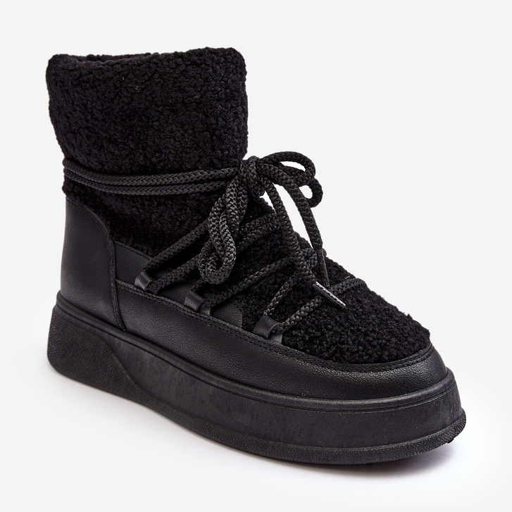 FG2 Cizme de zăpadă cu platformă de damă Ahatissa negre negru 1 FG2 Cizme de zăpadă cu platformă de damă Ahatissa negre negru 1