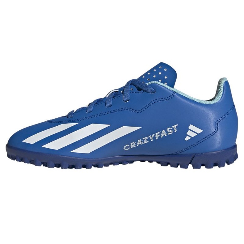 Pantofi de fotbal adidas X Crazyfast.4 Tf Jr IE4067 albastru 1
