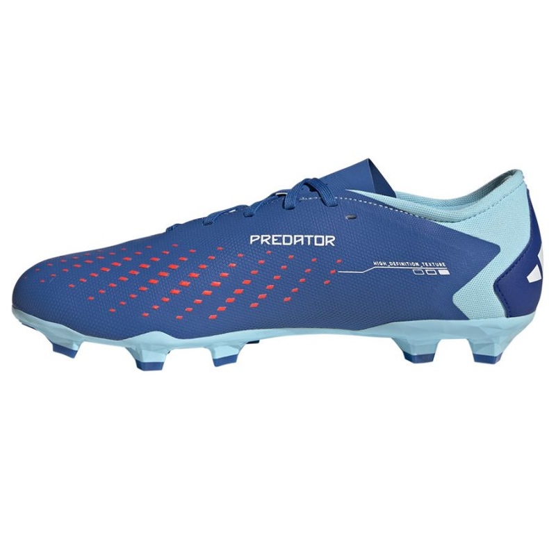 Pantofi de fotbal Adidas Predator Accuracy.3 L Fg GZ0015 albastru 1