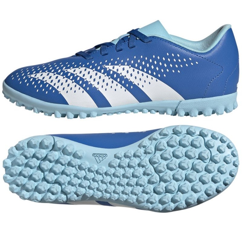 Pantofi de fotbal Adidas Predator Accuracy.4 Tf Jr IE9443 albastru 1