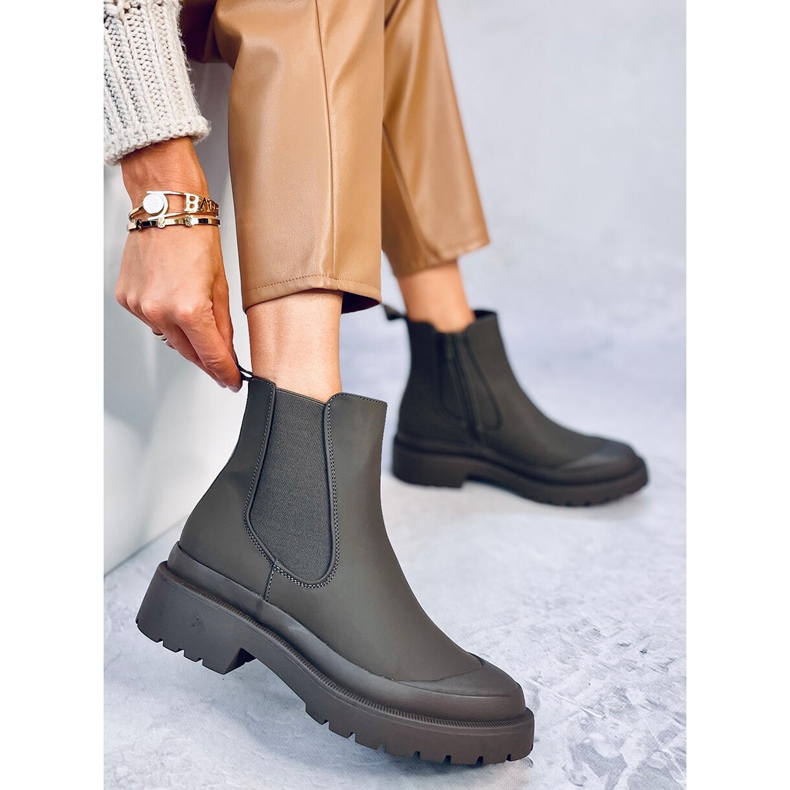 Cizme Jodhpur Carey Green verde 2 Cizme Jodhpur Carey Green verde 2