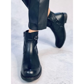Cizme de dama Dustin Black negru 2